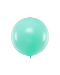 Round Baloon 1m, Pastel Light Mint