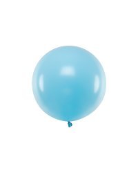 Round Balloon 60cm, Pastel Light Blue