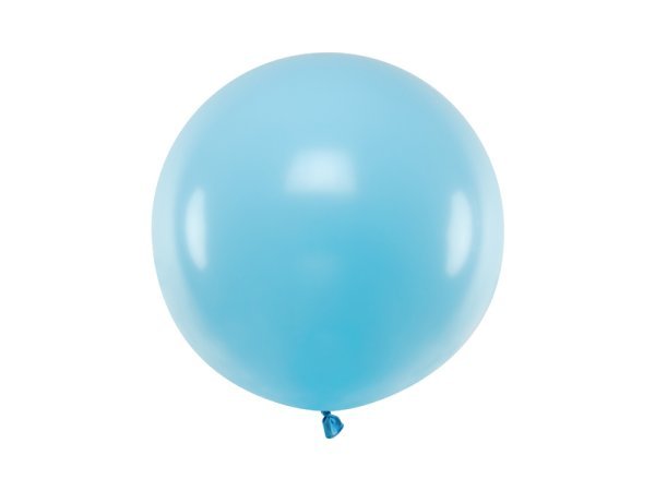 Round Balloon 60cm, Pastel Light Blue