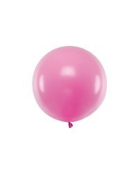 Round Balloon 60cm, Pastel Fuchsia