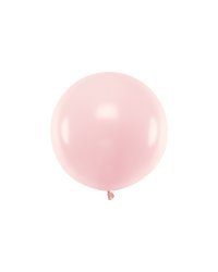 Round Balloon 60cm, Pastel Pale Pink