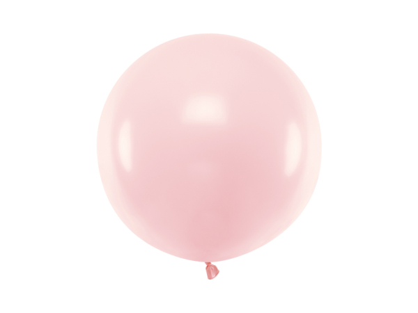 Round Balloon 60cm, Pastel Pale Pink