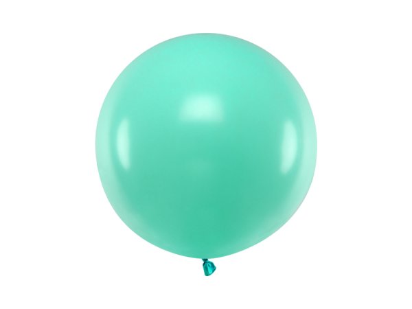 Round balloon 60 cm, Pastel Aquamarine