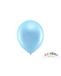 Rainbow Balloons 23cm metallic, blue (1 pkt / 100 pc.)