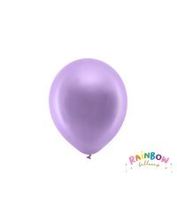 Rainbow Balloons 23cm metallic, violet (1 pkt / 10 pc.)