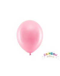 Rainbow Balloons 23cm pastel, pink (1 pkt / 10 pc.)