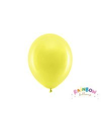 Rainbow Balloons 23cm pastel, yellow (1 pkt / 10 pc.)