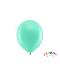 Rainbow Balloons 23cm pastel, mint (1 pkt / 10 pc.)