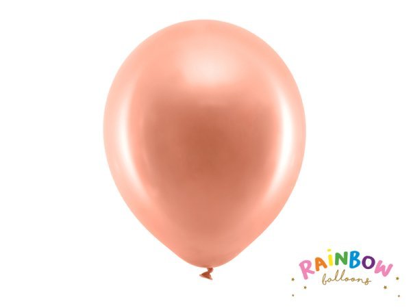 Rainbow Balloons 30cm matellic, rose gold (1 pkt / 100 pc.)