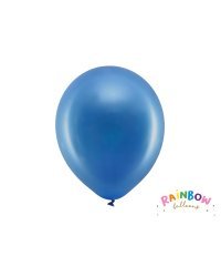 Rainbow Balloons 30cm metallic, navy blue (1 pkt / 10 pc.)