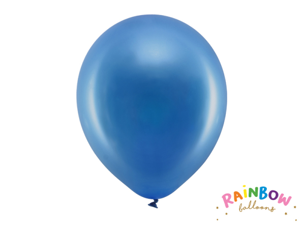 Rainbow Balloons 30cm metallic, navy blue (1 pkt / 100 pc.)