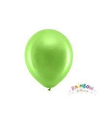 Rainbow Balloons 30cm metallic, light green (1 pkt / 100 pc.)