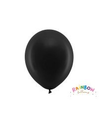 Rainbow Balloons 30cm pastel, black (1 pkt / 100 pc.)