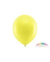 Rainbow Balloons 30cm pastel, yellow (1 pkt / 100 pc.)