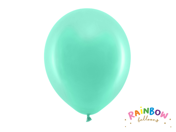 Rainbow Balloons 30cm pastel, mint (1 pkt / 10 pc.)