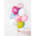 Balloons 30cm, Hearts, Crystal Clear (1 pkt / 50 pc.)