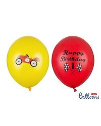 Balloons 30 cm, Happy Birthday, mix (1 pkt / 50 pc.)