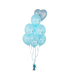 Balloons 30 cm, Mom to Be, Pastel Light Blue (1 pkt / 50 pc.)