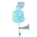 Balloons 30 cm, Mom to Be, Pastel Light Blue (1 pkt / 50 pc.)