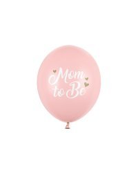 Balloons 30 cm, Mom to Be, Pastel Pale Pink (1 pkt / 50 pc.)