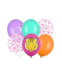 Balloons 30 cm, You Rock, mix (1 pkt / 6 pc.)