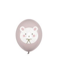 Balloons 30 cm, Polar Bear, Pastel Warm Grey (1 pkt / 50 pc.)