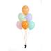 Balloons 30 cm, Dots, mix (1 pkt / 50 pc.)