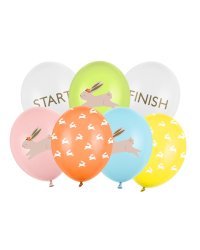 Balloons 30 cm, Egg Hunt, mix (1 pkt / 7 pc.)