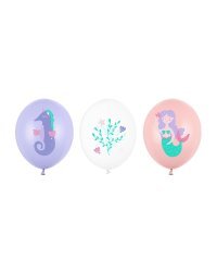 Balloons 30 cm, Sea World, mix (1 pkt / 50 pc.)