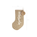 Decorative stocking Mommy, white, 23x39.5cm