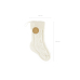 Decorative stocking, off-white, 15.5x34cm