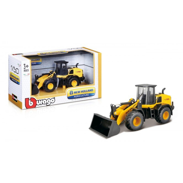 Bburago New Holland W170D строительный трактор для детей 1:50