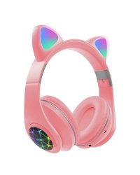 RoGer Cat M2 Bluetooth Наушники с кошачьими ушками LED