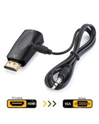 RoGer HDMI на VGA (+Audio) ковертер чёрный