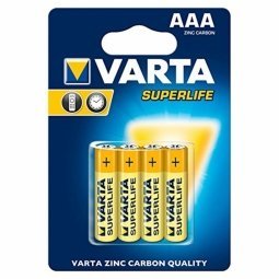 Varta AAA SuperLife Zinc Carbon батарейки 4шт