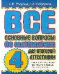 Все основные вопросы по математике для итоговой аттестации. 4 класс