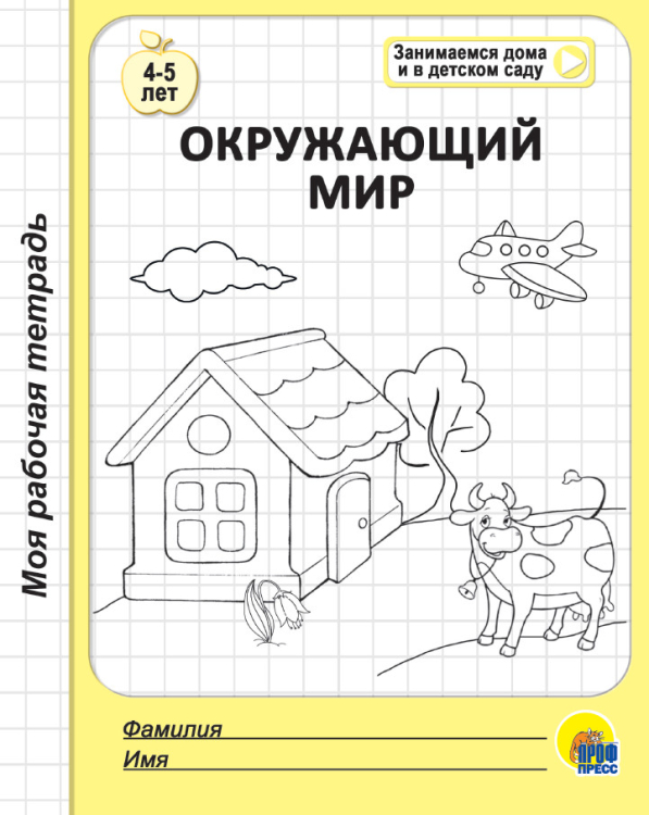 Окружающий мир. Моя рабочая тетрадь. Для детей 4-5 лет