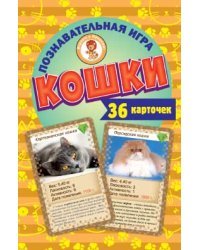 Познавательная игра &quot;Кошки&quot;, 36 карточек