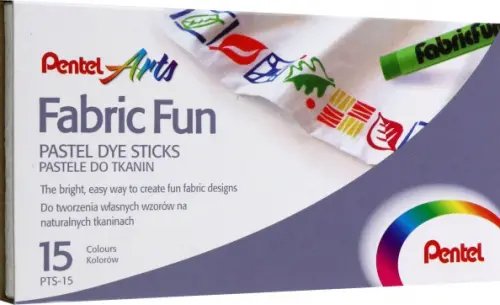 Пастель для ткани &quot;Fabric Fun&quot;, 15 штук