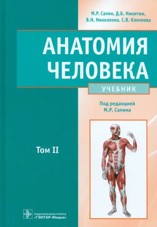 Анатомия человека. Учебник. В 2-х томах. Том 2