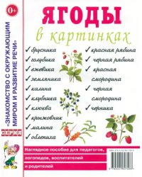 Ягоды в картинках. Наглядное пособие для педагогов, логопедов, воспитателей и родителей