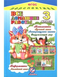 Все домашние работы. 3 класс. Математика, русский, литературное чтение, окружающий мир, информатика