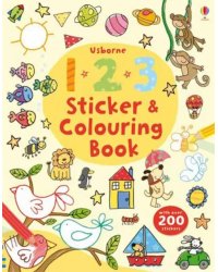 123 Sticker and Colouring Book