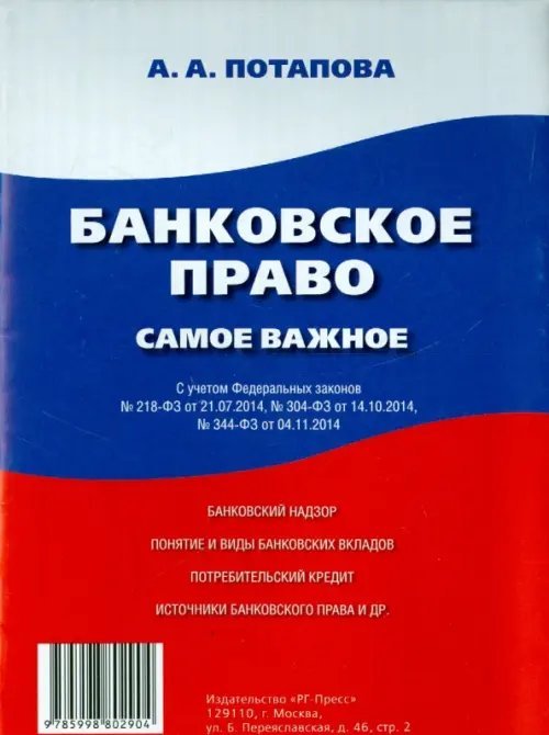 Банковское право. Самое важное