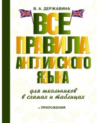 Все правила английского языка для школьников в схемах и таблицах