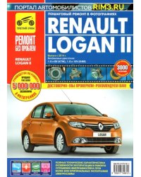 Renault Logan II. Выпуск с 2014 года, бензиновые двигатели 1,6л 8V и 1,6л 16V (К4М). Руководство