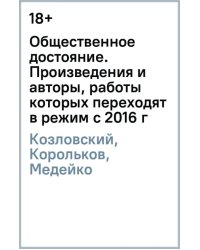 Общественное достояние. Произведения и авторы, работы которых переходят в режим с 2016 г