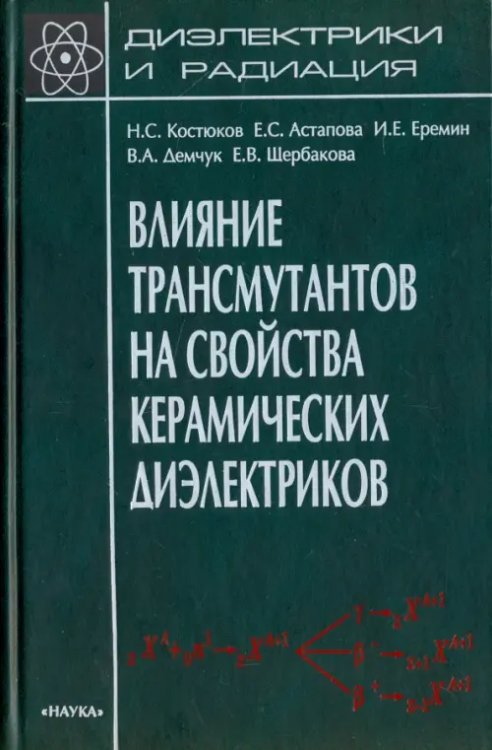 Диэлектрики и радиация. В 8 книгах. Книга 7. Влияние трансмутантов на свойства керамических диэлектр