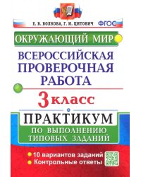 Окружающий мир. 3 класс. Всероссийская проверочная работа. Практикум по выполнению заданий. ФГОС