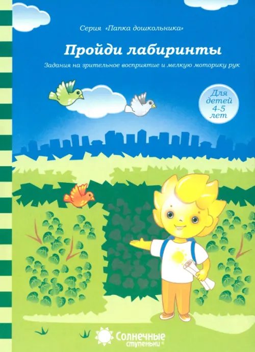 Пройди лабиринты: Задания на зрительное восприятие и мелкую моторику рук: 4-5 лет. Солнечные ступени